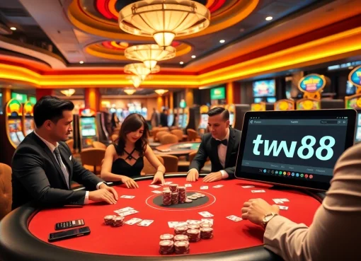 Discover Winning Strategies at https://twin68.network/ in 2025: Your Guide to Casino Success Join the excitement at https://twin68.network/, where poker enthusiasts engage in high-stakes action surrounded by vibrant casino elements.
